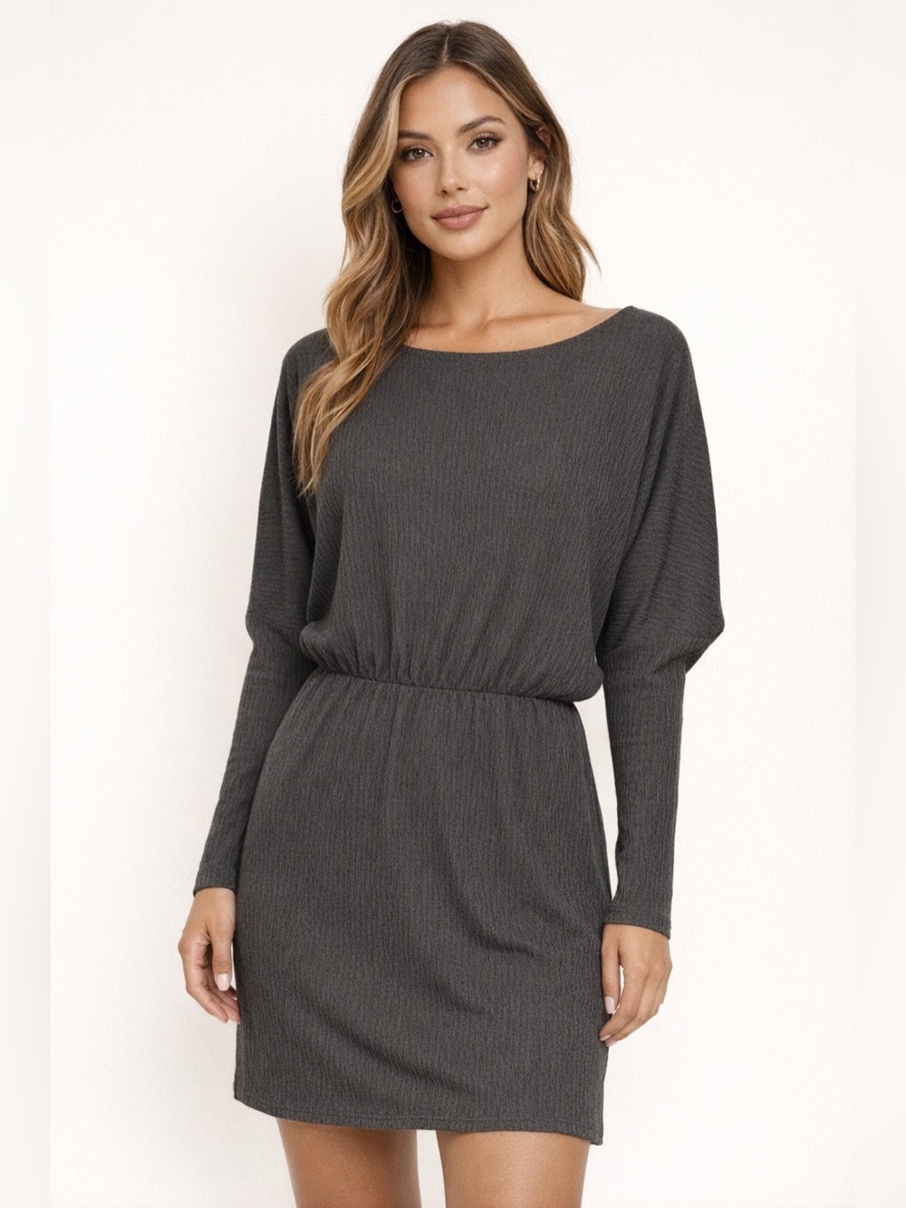 HYFVE Black Long Sleeve Dress